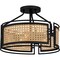 Quoizel Priya Semi Flush 3 Lights Matte Black. PYA1714MBK - alternate 1